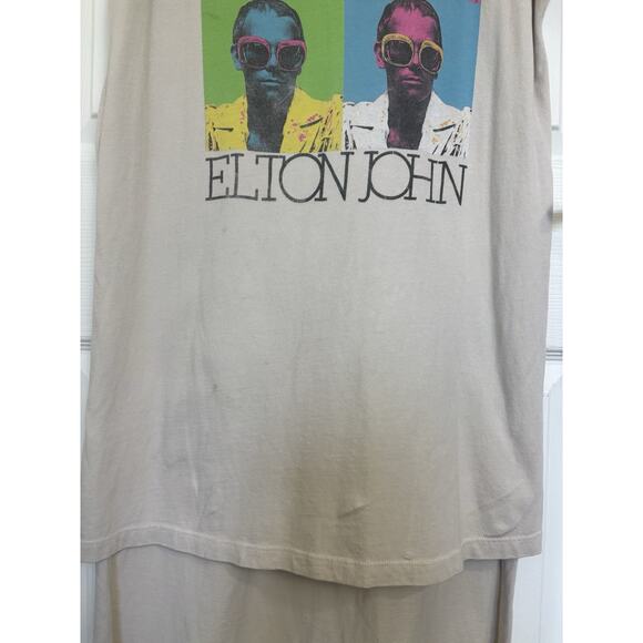 Daydreamer for Free People Elton John High Low Tee Oversize Small Tunic - Picture 7 of 7